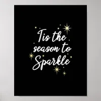 Tis Season To Sparkle Christmas Poster
