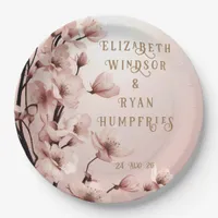 Blossoms of Love" Wedding Invitation Collection Paper Plates