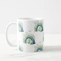 Watercolor Rainbow Pattern Coffee Mug