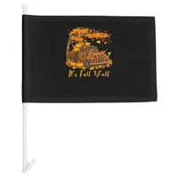 It’s Fall Y’all Pumpkin Autumn Tree Hello Fall Cre Car Flag