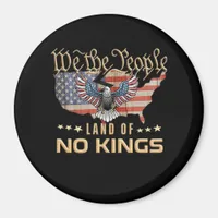 No Kings In America We The People Creative Style Magnet
