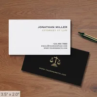 Minimalist Attorney Business Card