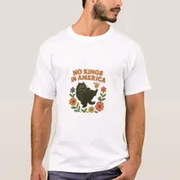 No Kings In America We The People Retro For Girl C T-Shirt