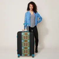 Hand Drawn Owl Mandala Artwork Luggage