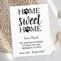 We've Moved New Home Address Dog Pet Moving Announcement Postcard