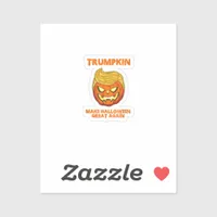 Trumpkin Usa Make Halloween Great Again Funny Sticker