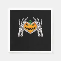 Skeleton Hand Heart Sign Bone Costume Unique Touch Napkins