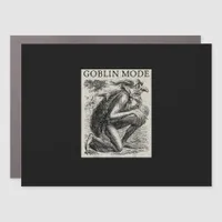 Goblin Mode Goblincore Vintage Aesthetic Funny Off Car Magnet