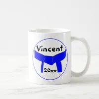 Martial Arts Light Blue Belt Coffee Mug