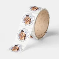 Custom Photo Pet Dog Return Address Label