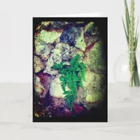 Fern and Geodes Birthday Card