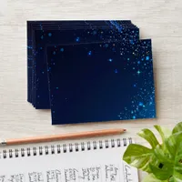 Elegant Dark Blue Sparkle Wedding Background Envelope