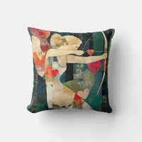 Patchwork Valentine Archer Throw Pillow