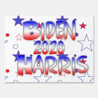 Joe Biden and Kamala Harris Support for 2020 Sign