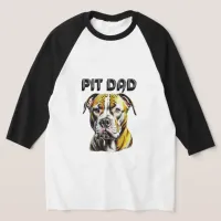 Pit Bull Dad | Dog Lover's  T-Shirt