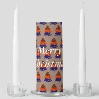 Multicolored Christmas Tree - Unity Candle Set