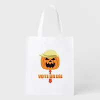Trumpkin Classic For Halloween Grocery Bag
