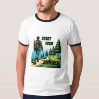 Start Your Journey | Hiking a Trail  T-Shirt