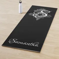 Personalized Monogram Initial Yoga Mat