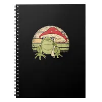 Cute Cottagecore Aesthetic Frog Mushroom Goblincor Notebook