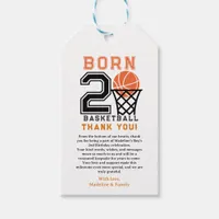 Born 2 Baseball | Sports Theme Boy’s 2nd Birthday Gift Tags