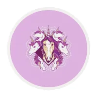 Unicorn Mandala Edible Frosting Rounds