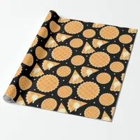 Thanksgiving Apple Pie Dessert Food Patterned Wrapping Paper