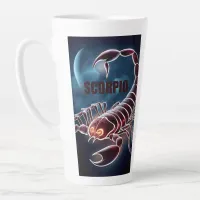 Scorpio astrology sign latte mug