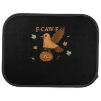 F-Caw-F Halloween Retro Classic Car Floor Mat