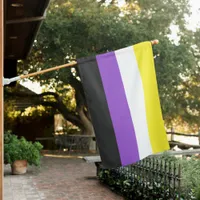 Non-Binary LGBTIQ Pride They Them House Flag