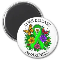 Lyme Disease Awareness Ribbon Magnet