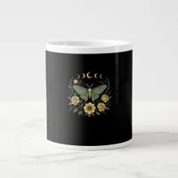 Flowers Goblincore Moth And Butterfly Cottagecore  Giant Coffee Mug