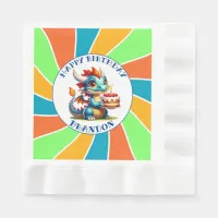 Dragon Themed Boy's Birthday Party Napkins