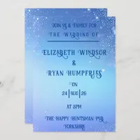 Elegant Sparkle Design for Themed Invitation