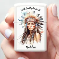 Tribal Heritage Traditional Face Paint Zippo Lighter