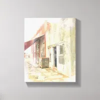 Abandoned Rural Feed Store Canvas Print