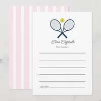 Preppy Tennis Birthday Time Capsule