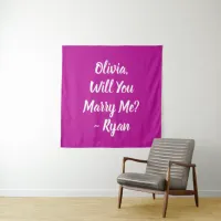 Will You Marry Me | Marriage Proposal  Tapestry