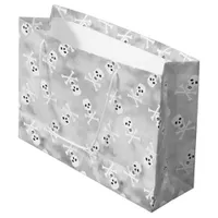 Skull and Bones Halloween Birthday Gift Bag
