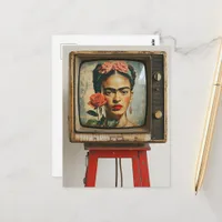 The Artist on a TV Postcard