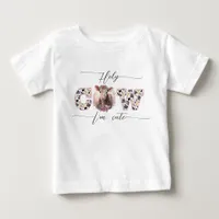 Holy Cow I’m Cute Pink Baby Girl T-Shirt