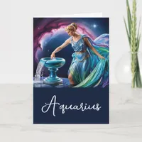 Aquarius The Water Bearer | Greek Goddess Card