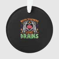 Math Brain Heart Skeleton Hand Zombie Halloween Ornament