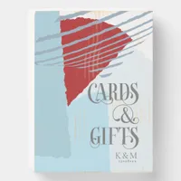 Color Block Cards and Gifts Winter ID740 Wooden Box Sign