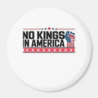 No Kings In America USA Minimal Clean Magnet