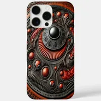 Intricate Alien Symbols Uncovered iPhone 16 Pro Max Case