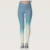 Ocean Beach Themed Leggings