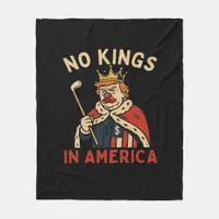 No Kings In America Anti-Donald No Kings Day Class Fleece Blanket