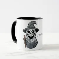 Spooky Skeleton Mage Mug