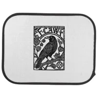 Retro F Caw F Crow Funny Saying Meme Design Car Floor Mat
